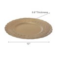 thumbnail image 3 of Assiette de Chargement Tressage Infini Or 13 Pouces - Ensemble de 6, 3 of 4