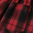 thumbnail image 7 of Chiccall Mens Flannel Pajama Pants Baggy Plaid Fleece Fall Winter Elastic Waist Drawstring Sleep Pant Casual Pajama Bottom with Pocket, 7 of 7