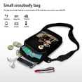 thumbnail image 7 of HELLHERO Double Deck Sling Bag, Stylish Polyester for Daily Commute or Casual Outings, Whimsical Skull Gardening, 7 of 7