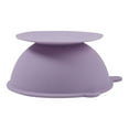 thumbnail image 2 of Cuencos para bebés con ventosa de la ventosa Portátil Silicone Toddlers Alimentación Vajilla Vajilla Recién Nacido Niños Regalos Camping Suministros Púrpura seitruly HA059430-02B, 2 of 7