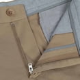 thumbnail image 4 of P&L Men's Straight Fit Chino Pants Flat Front Casual Stretch Regular and Big & Tall, 4 of 5