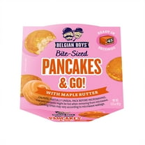Belgian Boys Bite-Sized Pancakes & Go with Maple Butter, 3.25oz Cup (Refrigerated)