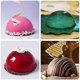 thumbnail image 4 of ZHAOCHENG Juego de 3 moldes de silicona para hacer pudines, gelatinas, dulces y chocolate, 4 of 5