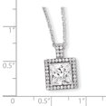 thumbnail image 2 of Sterling Silver & CZ Brilliant Embers Necklace 18 Inch, 2 of 2