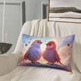 thumbnail image 5 of Balery Heart Sky Bird Couple Bedding Queen Pillow Cases - Envelope Closure - Soft Brushed Microfiber Fabric - Shrinkage and Fade Resistant Pillow Cases-14"x20", 5 of 6