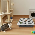 thumbnail image 3 of Interactive Cat Puzzle Toy for Indoor Cats Mental Stimulation Enrichment Activity with Play Features, 3 of 4