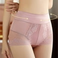 thumbnail image 3 of Ladies Mesh Semi Transparent Sexy Lace Ice Silk Breathable Mid Rise Comfortable Panties Panties Women, 3 of 4
