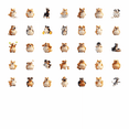 thumbnail image 2 of Cartoon Stickers Kids Stickers Toy Cute Animal Stickers Dog Stationery Stickers Funny Stickers for Phone Laptop, 2 of 9