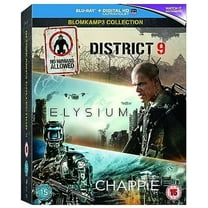 New Action 3 Pack: Chappie / District 9 / Elysium (Blu-ray   Digital)