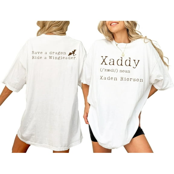 Xaddy Xaden Riorson Shirt - Fourth Wing Shirt, Iron Flame Dragon Rider T-Shirt for Fans