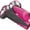 Pink/Black, variant on Scott Deuce Off-Road Motorcycle Hand Grips - Black/Neon Red/One Size