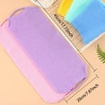 thumbnail image 2 of Serviette de Bain Exfoliante en Nylon Séchage Rapide Poignée de Nettoyage du Corps Design Adapté aux Voyages, 2 of 8