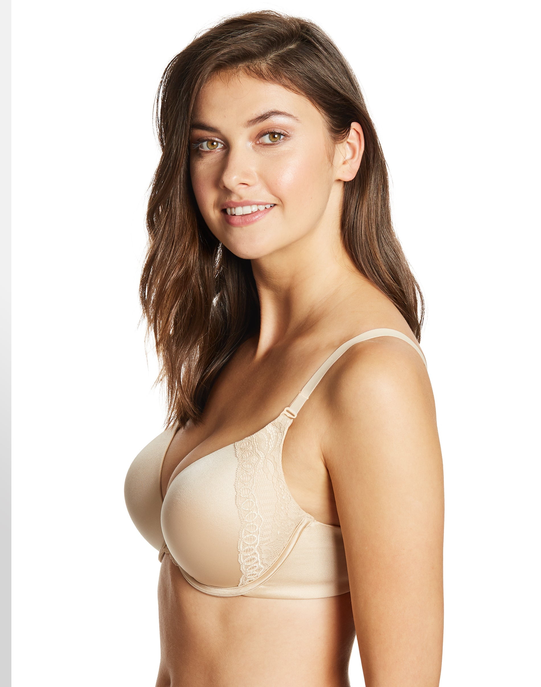 Maidenform T-Shirt Bra Love the Lift Natural Boost Demi Underwire Women's 9428