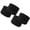 Black, variant on COUVER 2.5 Inch Solid Terry Cotton Athletic Sweat Wristbands White 2 Pairs (Mens)