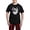 With Red Plaid Pant, variant on - Vector Wolf Men's Dark Pajamas - Men's Dark Loose Fit Cotton Pajama Set