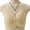 35-Beige, variant on YWDJ Push up Bras for Women Plus Size Wide Back Wide Strap Front Closure Comfy Bras No Wire Lounge Bras Full Coverage Wrap Comfortable Bras Padded Plus Size Bras Button Solid Bras Pink L