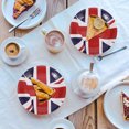 thumbnail image 2 of 16 Pcs Assiettes en Papier Union Jack Assiettes en Papier Assiettes de Service Jetables, 2 of 9