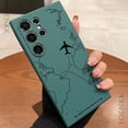 thumbnail image 1 of Funda de teléfono de gel de sílice para Samsung Galaxy, S25, S24 Ultra, S23, S22, S21, S20, Ultra FE Plus, Note 10, 20 Lite, ruta de avión, 1 of 5