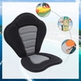 thumbnail image 5 of Adjustable Padded Kayak Seat with Back Support Storage Backpack Bag Canoe Backrest Seat, 5 of 7