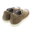 thumbnail image 2 of DANIELA FARGION Beige Perforated Suede Low Top Sneakers-10 for Mens, 2 of 5