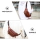 thumbnail image 4 of GOOHOCHY 1 bolso bandolera de piel auténtica para hombre, elegante mochila de hombro., 4 of 8