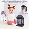 thumbnail image 4 of Lámpara antimosquitos, insecticida eléctrico, repelente de insectos, alcance efectivo de 30 metros cuadrados, utilizado para repeler mosquitos, ácaros, moscas e insectos., 4 of 5