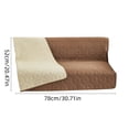 thumbnail image 3 of Dvkptbk polyester Tapis en Imperméable Antidérapant Housse de Sofa pour Animaux Protège-Meubles Coussinet pour Canapé Lavable Couverture Réversible pour Animaux pour Chiens Chats Protège-Sofa pour Poils d'Animaux Rayures Saleté, 3 of 6