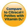 thumbnail image 5 of Equate Calcium Citrate + D3 Petites Tablets Dietary Supplement, 200 Count, Compare to Citracal® Petites with Vitamin D3, 5 of 9