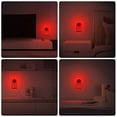 thumbnail image 4 of 4 Pack Red Night Light, Briignite LED Night Light for Kids, Plug in Night Light, Light Sensor Night Lights, Smart Night Light, Hallway Lights, Wall Light, Nightlight for Adult, Red Lights, 0.6W 60LM, 4 of 5