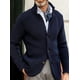 thumbnail image 4 of Suéter de moda europea y americana, suéter de punto de color sólido de manga larga informal para hombre, ropa de abrigo para hombre, 4 of 6