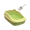 thumbnail image 1 of Milaget Open Litter Box for Indoor Cats Bedpan Bedpan Cat Litter Container Portable Anti Splashing Lowered Front Sifting Litter Basin M, 1 of 9