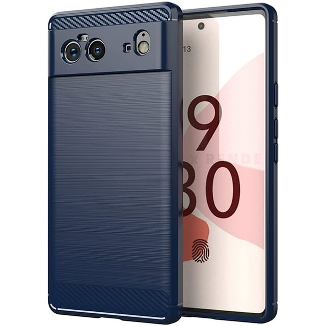 Case for Google Pixel 6 Case, Soft TPU Cover Compatible with Google Pixel 6 2021, Shockproof Anti-Fingerprint Phone Case Anti Scratch Protection Cover for Pixel 6 5G (Black)