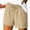 Khaki #22, variant on Women's Elastic Waist Drawstring Casual Straight Leg Shorts, Loose Summer Beach Shorts 3XL
