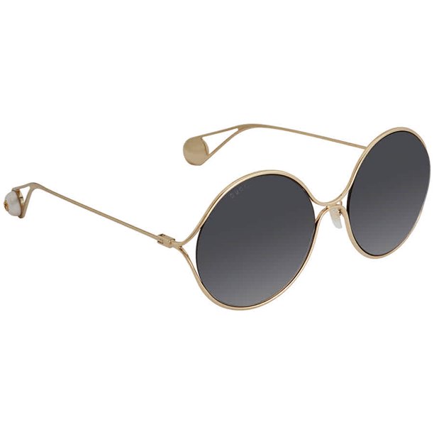 gucci grey gradient round sunglasses