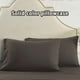 thumbnail image 4 of Advancent Fundas de almohada de satén suave y sedoso, ideales para el cabello y la piel, con cierre de sobre. Juegos de cama azul claro 51*102cm, 4 of 6