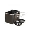 thumbnail image 1 of Armrest Storage Box Water Cup Holder Multifunctional Car Console Organizer for Auto Black, 1 of 5
