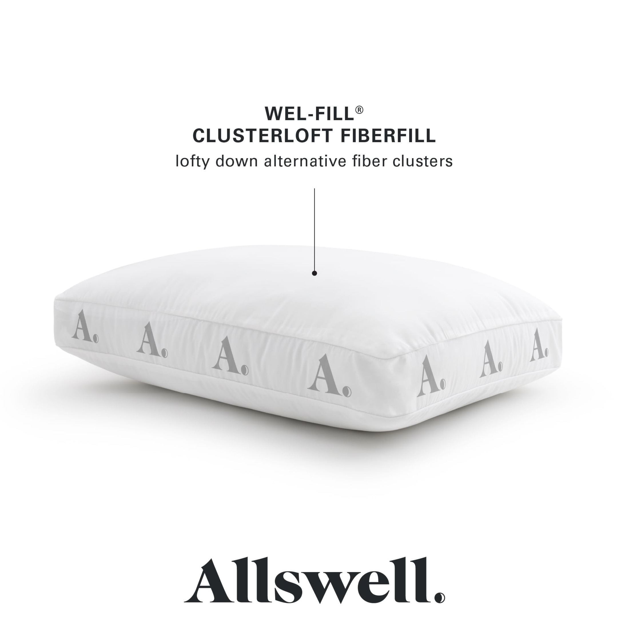 Allswell Side Sleeper Bed Pillow with HYGROCOTTON Cooling Cover photo 3