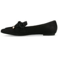 thumbnail image 3 of Journee Womens Muriel Slip On Pointed Toe Loafer Dress Flats, 3 of 10