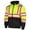 Yellow/Black, variant on JORESTECH Hi-Vis Safety Bomber Jacket, Two-Toned, ANSI Class 3 (Yellow, L)