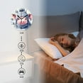 thumbnail image 3 of 12 Inch Wall Clock Battery Operated Silent Clock Decorative for Office, Kitchen, Outdoor, Living Room，Funny Beautiful Pig in Blue Hat Scarf on White Image, 3 of 4