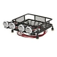 thumbnail image 2 of RC 1/10 Portaequipajes De Techo De Metal Con Luces LED Redondas 2 Blanco 2 Rojo perfke Portaequipajes de coche RC, 2 of 9