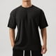 thumbnail image 1 of Playera Elvqul para Hombre Playa Liso Manga Corta Negro Cuello Redondo, 1 of 6