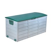 W Unlimited Voyage Outdoor Storage Cabinet in Gray and Green