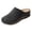 Black, variant on HTHLVMD Retro Leather Shoes, Slip On Shoes for Woman, Women's Embossed Mules, Closed Toe Slip On Shoes, Closed Toe Clogs for Women Slip-On Mules: Comfortable Women's Mule & Clog, Light Brown 9