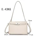 thumbnail image 3 of de cuero genuino de alta calidad para mujer, bolso de mano de marca de lujo, bolsos de hombro tipo bandolera, bolso de mano a la moda para mujer, 3 of 4
