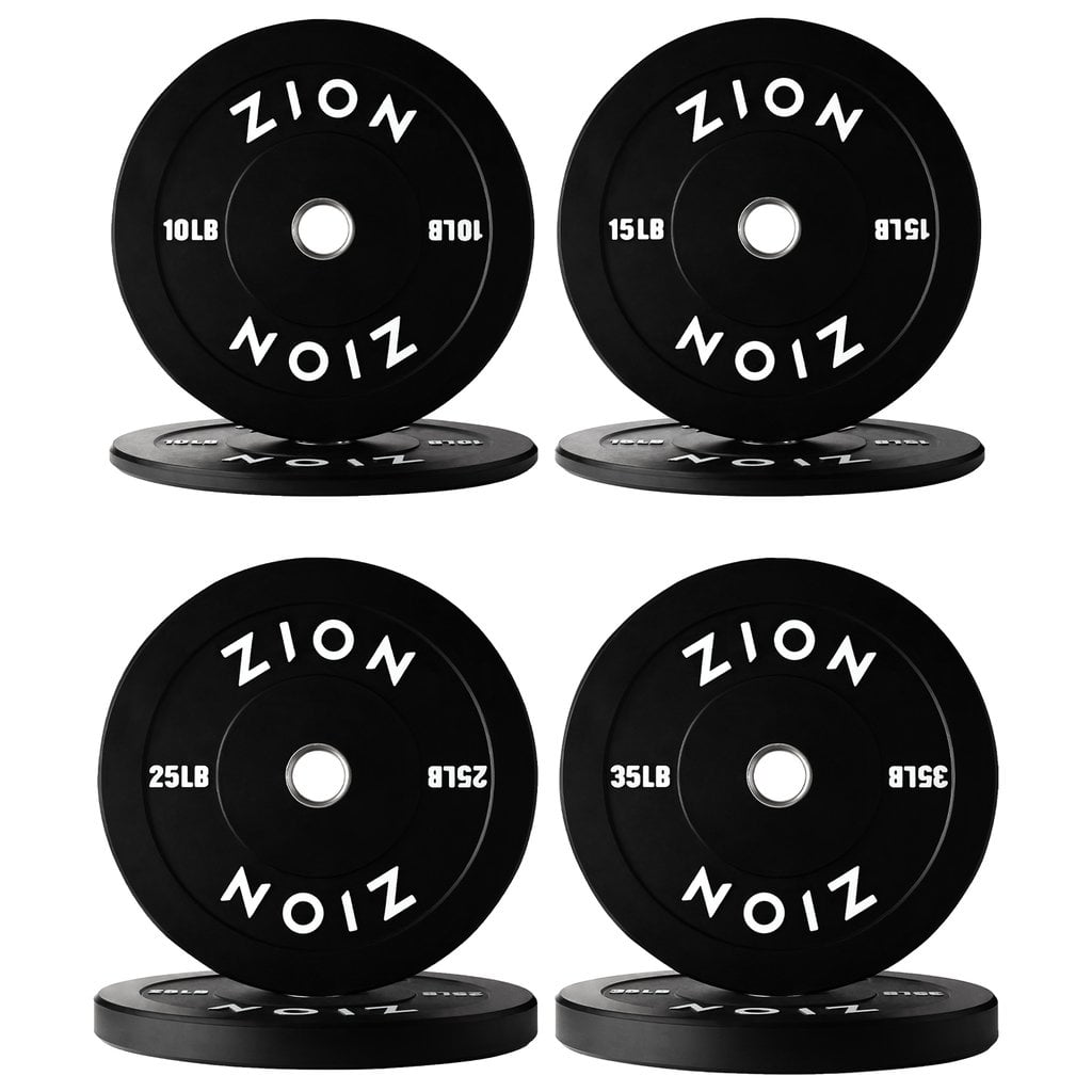 2“ Pair Olympic Bumper Plates Rubber Weight Plates 10lbs w//Steel Insert Premium