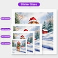 thumbnail image 5 of Hello Winter Vizsla Frosty Morning Walk Welcome Snowy Christmas Vinyl Sticker Vizslas Dog Lover Gifts Idea Waterproof Decal Art Decor - 02018, 5 of 5