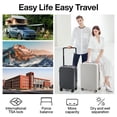 thumbnail image 2 of Luggage mixi de gran capacidad, ampliable, 20 pulgadas, con ruedas giratorias, 2 of 6