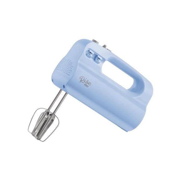 Mezclador de alimentos Rise by Dash Aqua Sky, batidora de mano de 5 velocidades