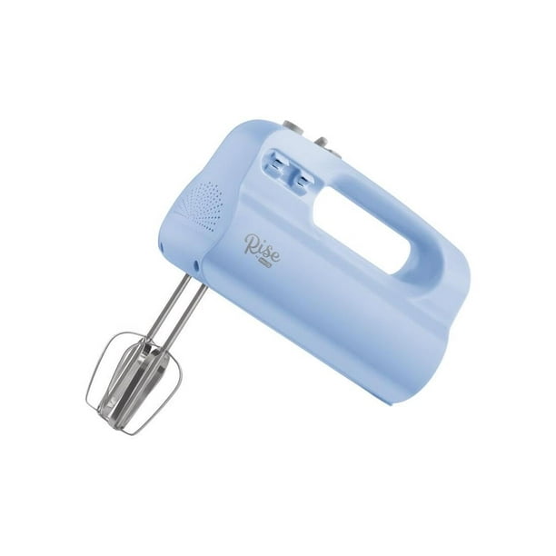 Mezclador de alimentos Rise by Dash Aqua Sky, batidora de mano de 5 velocidades